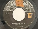 LOS VIKINGS - VAMOS DE VIAJE / RARE LATIN PSYCH SOUL EL SALVADOR 45 DICESA