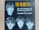The Beatles- Do You Want To Know A Secret/Thank You Girl 45 Picture Sleeve VJ587