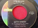 BETTY O'BRIEN She'll Be Gone 45 rpm Liberty F-55365 NORTHERN SOUL VG++