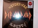 Def Leppard The Story So Far Translucent Yellow Orange Vinyls 2023 Sleeve Damage