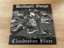 Deathspell Omega / Clandestine Blaze - split LP (black metal - France / Finland)