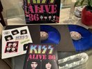 KISS ALIVE 86 Limited Ed Blue Vinyl RARE w/ OBI, Tourbook + Sticker Sheet MINT