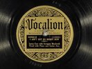 78 RPM -- Leroy Carr & Scrapper Blackwell, Vocalion 02950,  E- Blues
