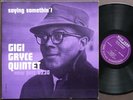 GIGI GRYCE Quintet Saying Somethin'  LP NEW JAZZ NJLP 8230 US 1960 RVG DG MONO