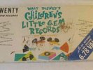 RARE Vintage 1962 Walt Disney Children's Little Gem Records, 20 45s Complete Set