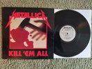Metallica - Kill 'Em All - EX/VG++ 1983 Trash Metal Megaforce MRI-069 1ST Press