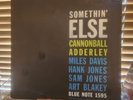Cannonball Adderley, Somthin' Else, 1962 Blue Note Blp-1595, Mono, RVG, ears