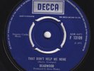 DEADWOOD That Don't Help Me None  *M-* UK 45 psych mod freakrock HEAR
