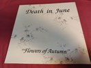 Death In June  Flowers of Autumn 1991 gatefold LP black label Di6 White Vinyl=M-