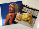 Signed Sabrina Carpenter Short n' Sweet Blue Marbled Vinyl LP