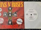 Rare Metal Promo 45 Guns N Roses Paradise City GEF50DJ 1989  NM Radio