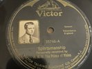 12” Victor 78 RPM HRH The Prince Of Wales - Sportsmanship 35746 V+ Picture Label