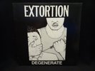 Extortion – Degenerate - WHITE WITH BLACK SWIRLS - NM/EX