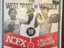 NOFX Frank Turner West Coast Vs. Wessex Chicago Clear Splatter Variant