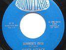 Outsider Folk Psych 45 rpm HARTE ATTACK Summer's Over—Running ROUNDTABLE 800 Ex