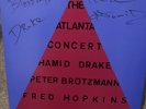 THE ATLANTA CONCERT SIGNED LP-Hamid Drake, Peter Brotzmann, & Fred Hopkins