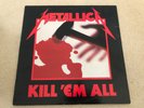 METALLICA KILL 'EM ALL 1986 UK REPRESS VINYL LP (EX)