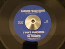 THE TRIUMPHS I Won't Compromise 45  FUNK SOUL GOSPEL RANDOM PRODUCTIONS