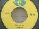 GIRLS LIKE DIRT-Uniques / SHE IS LEAVING-Alva Lewis (Orig UK 1968 BLUE CAT) EX+