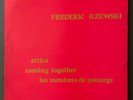 Frederic Rzewski Attica Coming Together Moutons Opus One Classical Modern NM