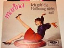 Single, Schlager: Marina (Brandes) - Ich geb' die Hoffnung nicht auf, 1967, 1,-