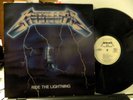 METALLICA Ride The Lightning ** orig. US issue 1984 WHITE LABEL PROMO