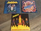 Dokken Record Album Vinyl Under Lock And Key, Back For The Attack, Dream Warrior