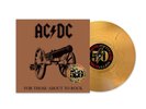 AC/DC For Those About to Rock (50th Anniversary Gold Vinyl) (Vinyl)