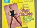GWEN VERDON & TAB HUNTER SIGNED “DAMN YANKEES” SOUNDTRACK LP (NM) W/COA