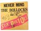 Signed SEX PISTOLS 12 VINYL. GENUINE AND GOOD CONDITION