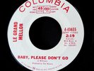 LE GRAND MELLON - Baby, Please Don't Go Nr MINT mod SOUL '66 Columbia promo 45