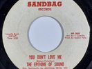Original Epitome Of Sound - You Don't Love Me (1967) Vinyl 45 Northern Soul NM
