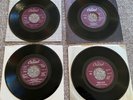 The Beatles - George Harrison & Ringo Starr single records Set of 4