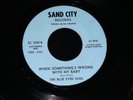 The Blue Eyed Soul 45 SAND CITY 2101 When Somethings Wrong With My Baby NORTHERN