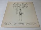 AC/DC  Flick Of The Switch Vinyl LP Original 1983 Pressing Promo Embossed  VG+