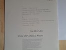 The Beatles - White Album Unplugged John Lennon Paul McCartney White Vinyl LP