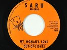 Northern Soul 45 - Out Of Sights - My Woman's Love - Saru VG+