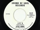 Northern/Deep Soul 45 - Little Tommy - Lov'h/I'm Hurt - Sound Of Soul VG++