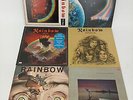 Rainbow Vinyl LP Bundle Down To Earth On Stage Rising Between The Eyes Best Of