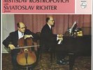 2LP Box BEETHOVEN Cello Sonatas ROSTROPOVICH RICHTER Philips 835182AY Red/Silver
