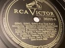 BENNY GOODMAN SING, SING, SING 12” 78 RPM