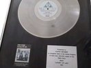 FIVE STAR LUXURY OF LIFE FRAMED SILVER LP RECORD DISC ALBUM PRESENTATION AWARD