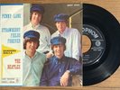 The Beatles / Penny Lane RARE Vinyl 7” Single ITALY 1st Press 1967 PARLOPHONE
