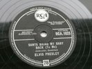 ELVIS PRESLEY UK  1957  RCA   78   SANTA BRING MY BABY  BACK    RCA 1025