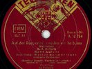 HANS ALBERS: AUF DER REEPERBAHN NACHTS... - Klassiker auf Schellack 78rpm