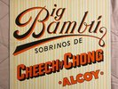 Cheech And Chong 1972 Big Bambu Vinyl Album LP With Rolling Paper Pre-owned