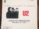 U2 Joshua Tree LP  Rare Peeruvian PROMO