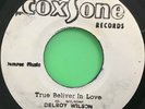 True believer in love. Version. Delroy Wilson