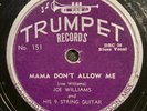 BLUES 78 rpm BIG JOE WILLIAMS TRUMPET 151