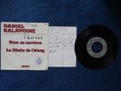 DANIEL BALAVOINE -45 TOURS TRES RARE- VIVRE OU SURVIVRE & LA FILLETTE DE L'ETANG